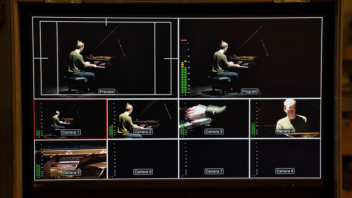 Bis zu 8 Kameras kann die mobile Bildregie verarbeiten.